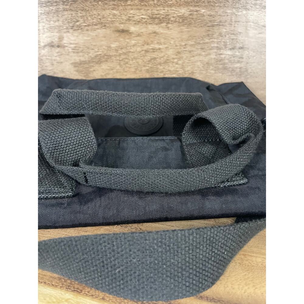 Kipling Black Nylon Tote Crossbody Bag Davina Monkey Lightweight Everyday - Picture 5 of 10